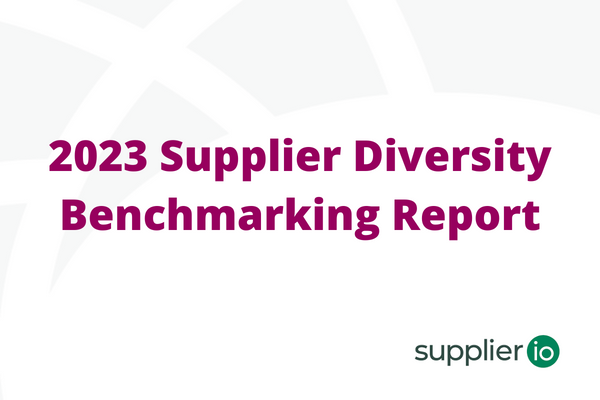 Supplier Diversity Benchmarking Report